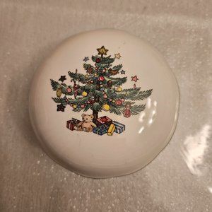 Vintage Nikko Christmas Trinket Box